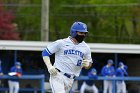 Baseball vs CGA  Wheaton College Baseball vs Coast Guard Academy during game two of the NEWMAC semi-finals playoffs. - (Photo by Keith Nordstrom) : Wheaton, baseball, NEWMAC